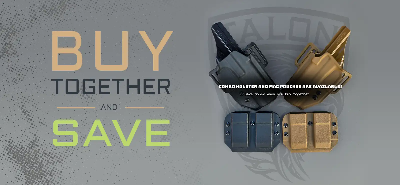 Talon Retention - Combo Holster + Mag - Kydex Holster